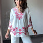 Nriti Shah In Our Yarrow Hand Embroidered Kaftan Co-Ord Set - Calling June India