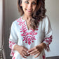 Nriti Shah In Our Yarrow Hand Embroidered Kaftan Co-Ord Set - Calling June India