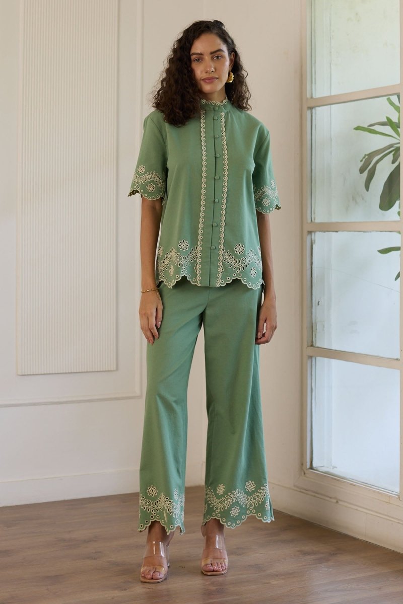 Olive Co-ord Set - Calling June India