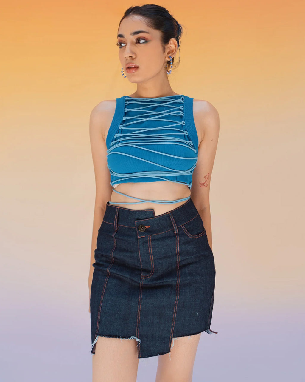 Blue Jean Baby Skirt