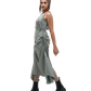 RUCH HOUR DRESS - SAGE GREEN