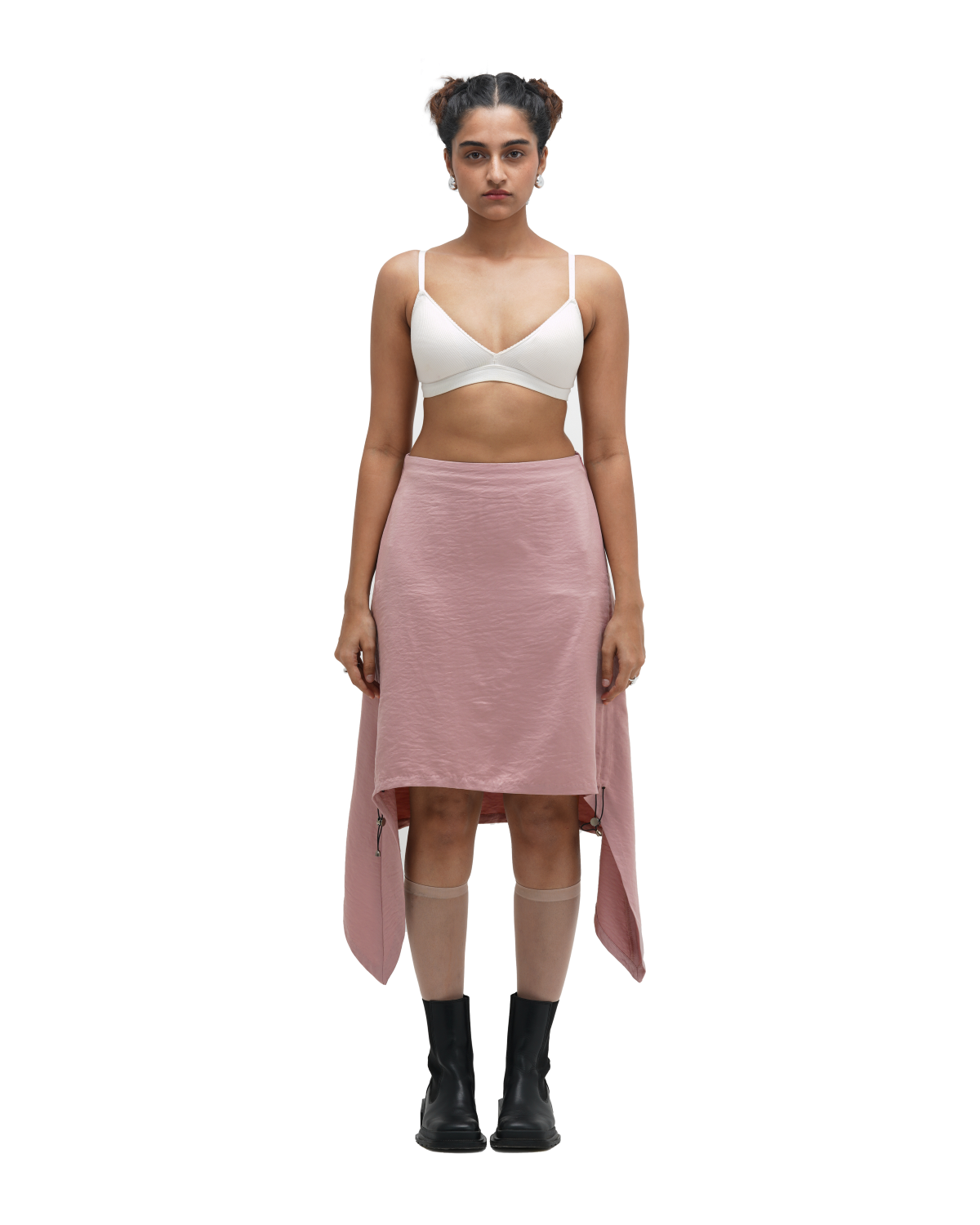 RUCH HOUR SKIRT - PINK
