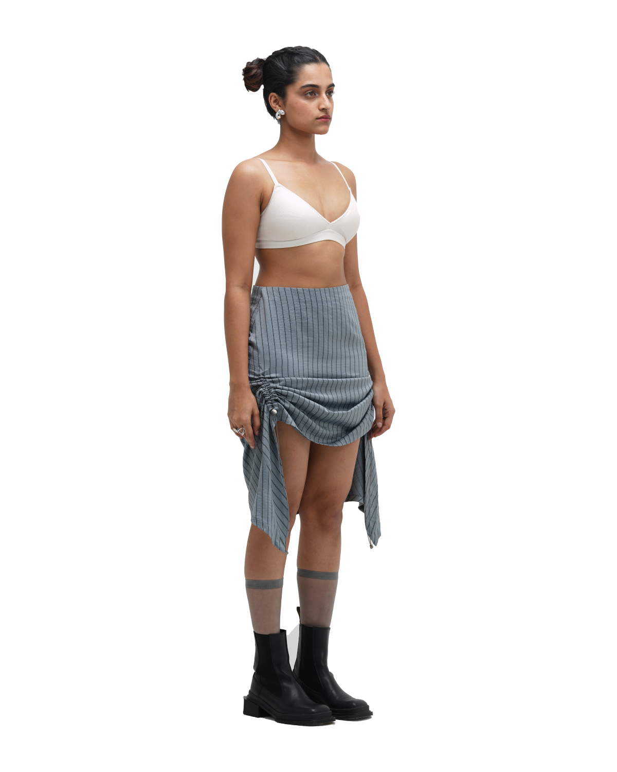 RUCH HOUR SKIRT - BLUE