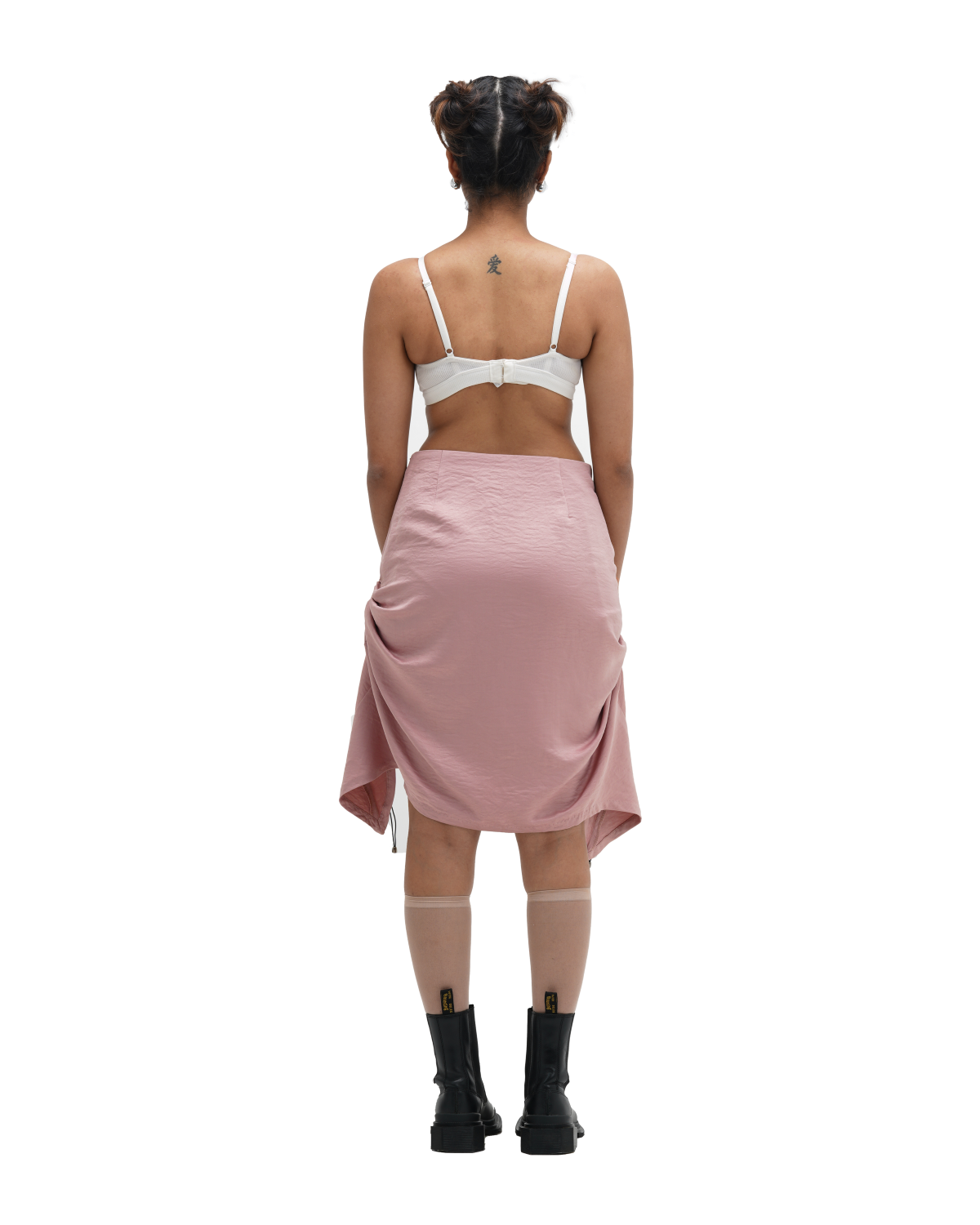 RUCH HOUR SKIRT - PINK
