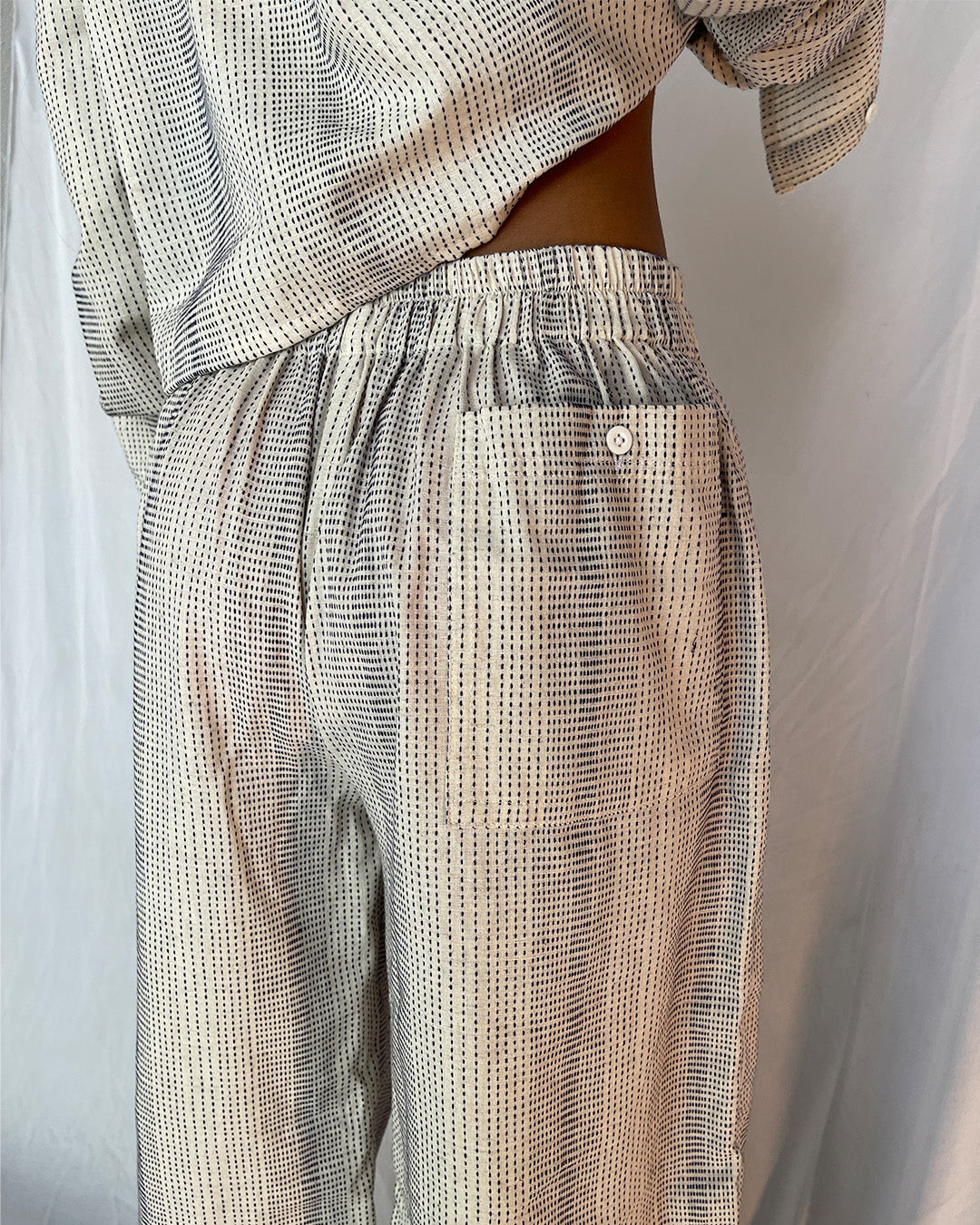 Striped Shirt- White
