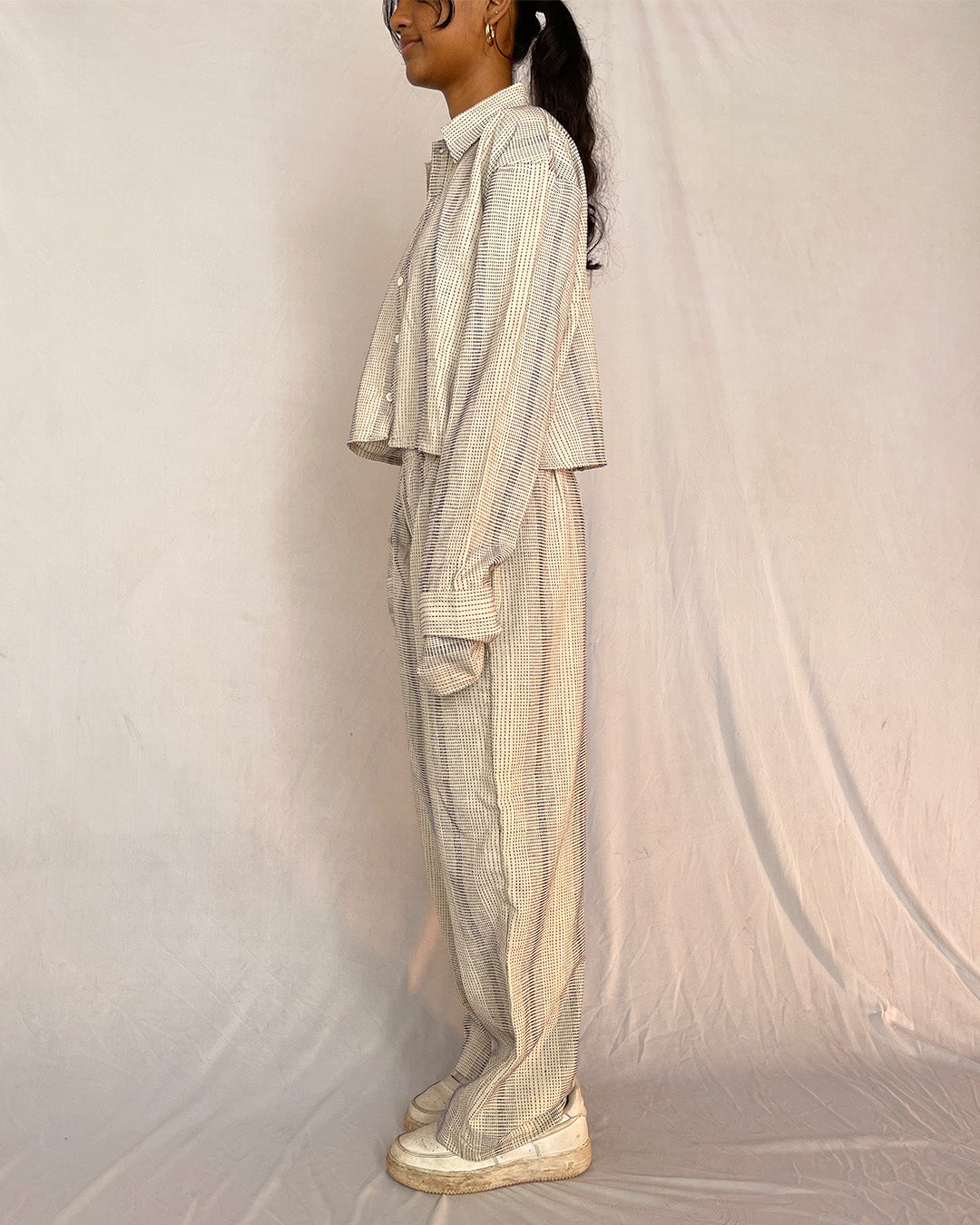 Striped Shirt- White