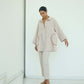 Sari Embroidered Shirt Dress