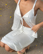 Silky Collar Slip Top