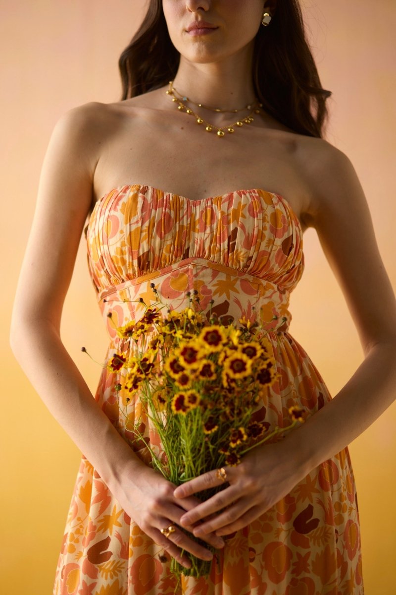 Tangerine Dress - Calling June India