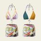 Tropic Bloom Set Blue-Yellow