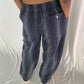 Striped Trousers- Navy