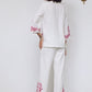 Yarrow Hand Embroidered Kaftan Co-Ord Set - Calling June India
