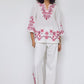 Yarrow Hand Embroidered Kaftan Co-Ord Set - Calling June India