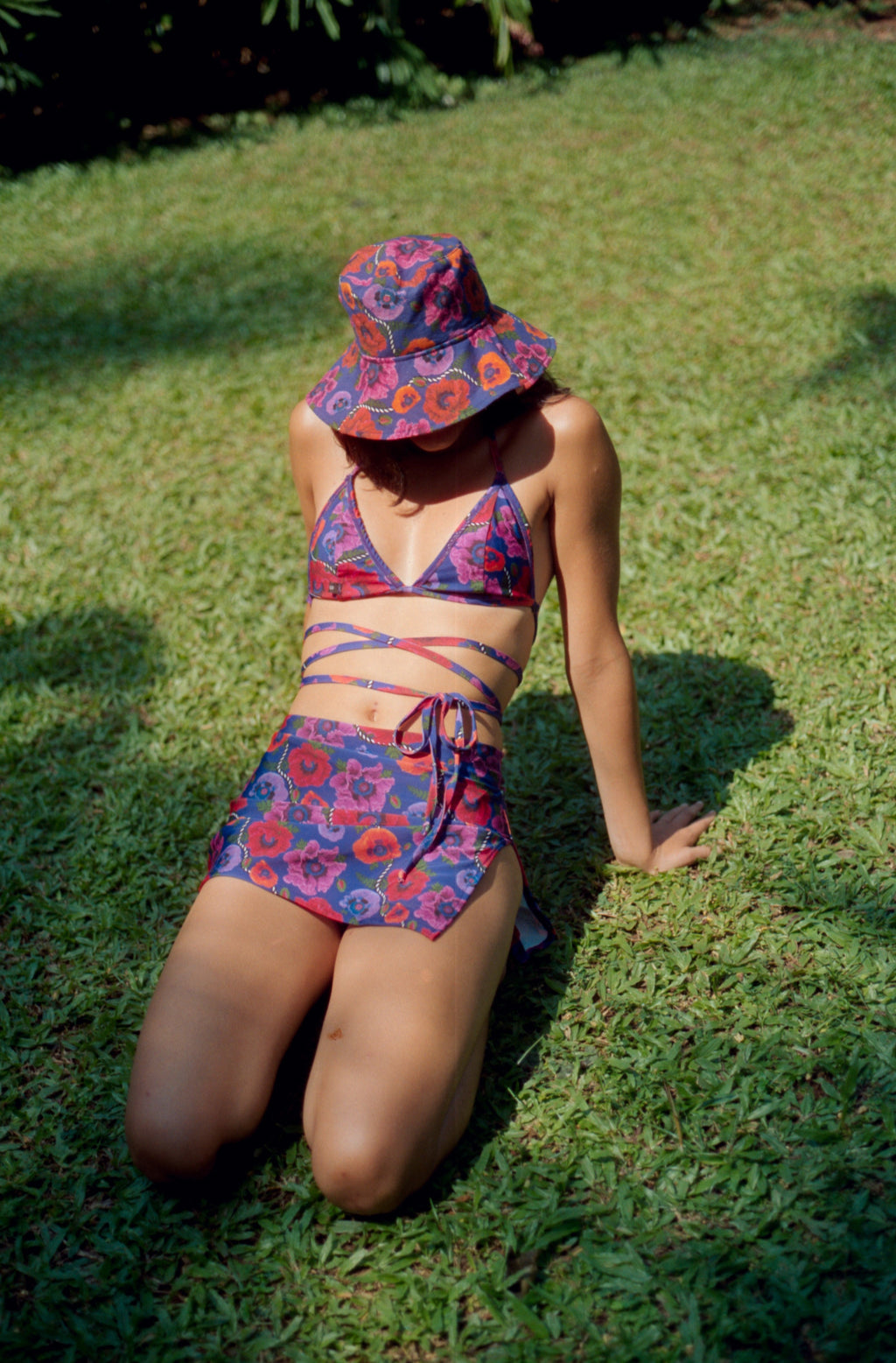 Oriental Poppy Coverall