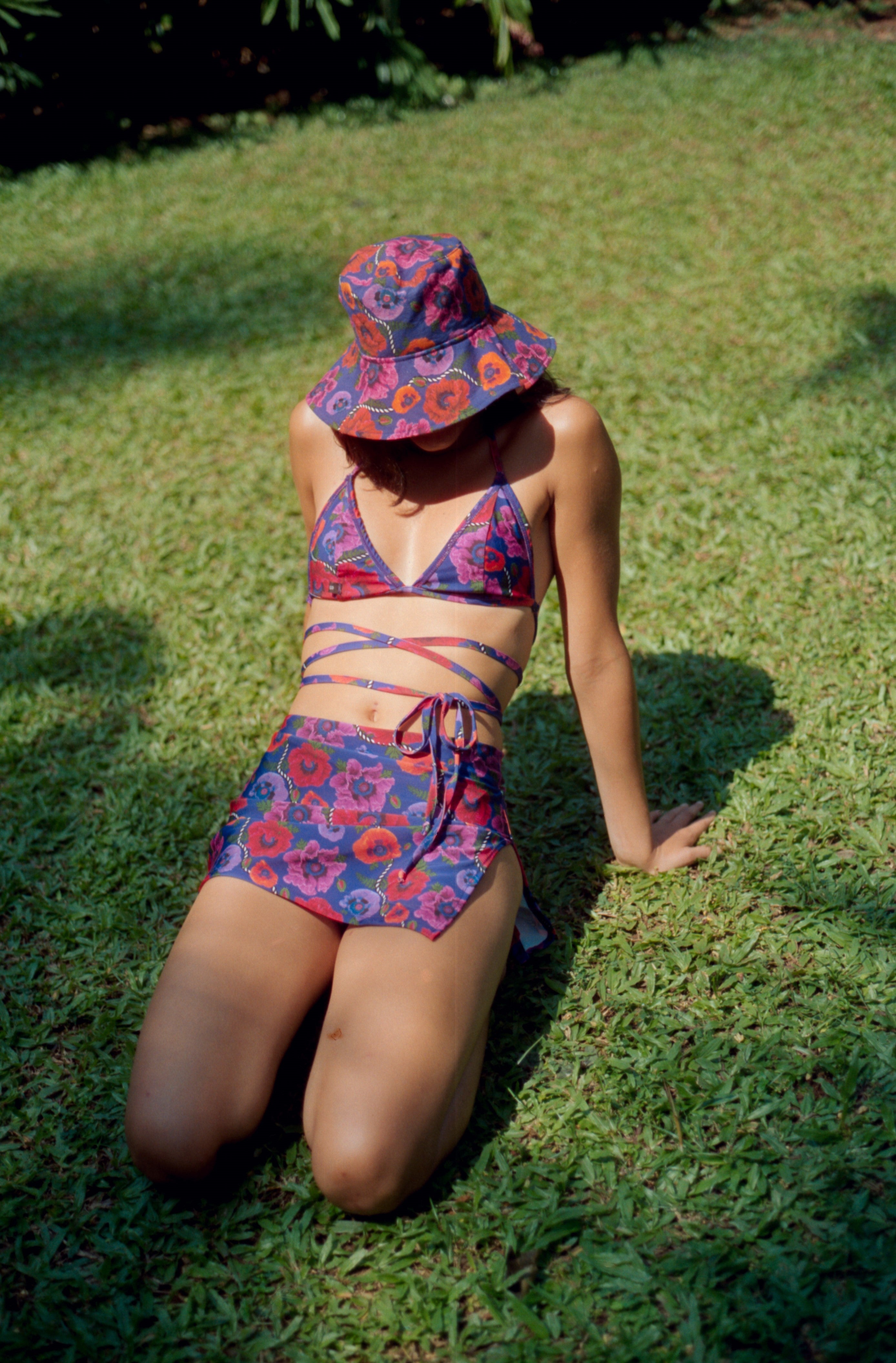 Oriental Poppy Coverall