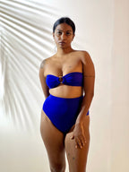 Ring Bikini Top (with Removable Halter Straps) - Royal Blue