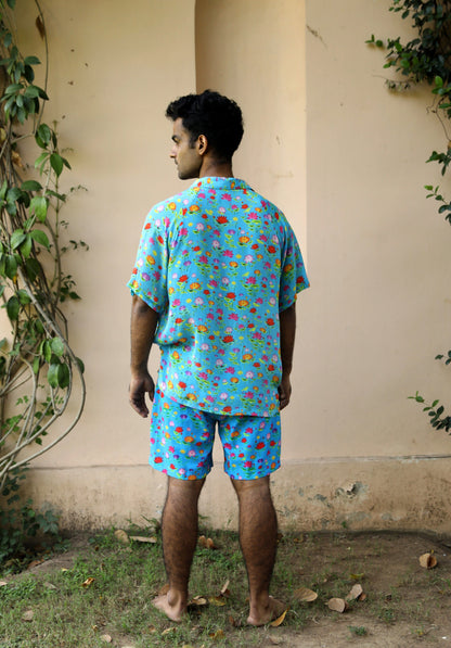 Swim Shorts - Lotus Pond