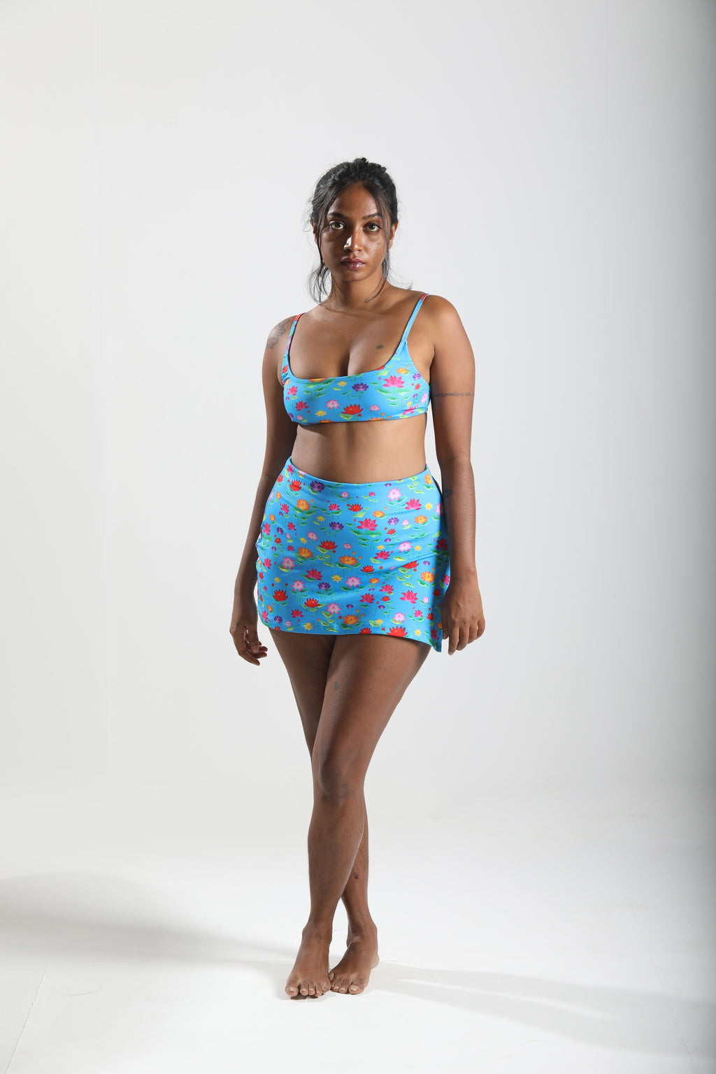 Coverall Bikini Bottom - Lotus Pond