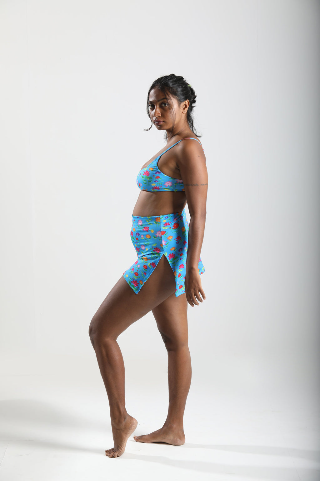 Coverall Bikini Bottom - Lotus Pond