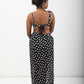 Classic Long Sarong - Noir Dot