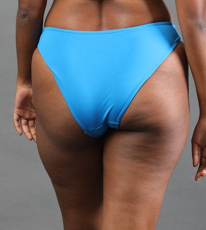 Low Rise Bikini Bottom - Cerulean Blue