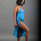 Classic Long Sarong - Cerulean Shimmer