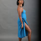 Classic Long Sarong - Cerulean Shimmer