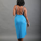 Classic Long Sarong - Cerulean Shimmer