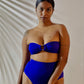 High Waist and Medium Coverage Bikini Bottom - Royal Blue
