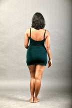 Underwired and Padded One piece Swimsuit- Forest Green