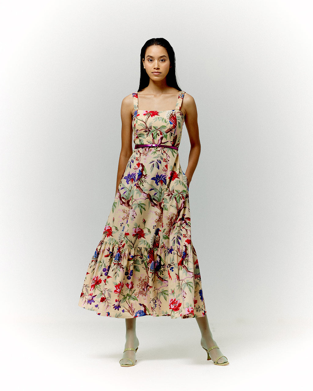 Cappuccino Crema Midi Dress