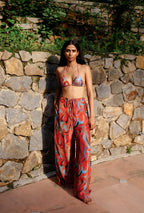 Cayenne Wave Lounge Trousers with Pockets