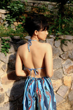 Cosmic Wave Lounge Trousers with Pockets