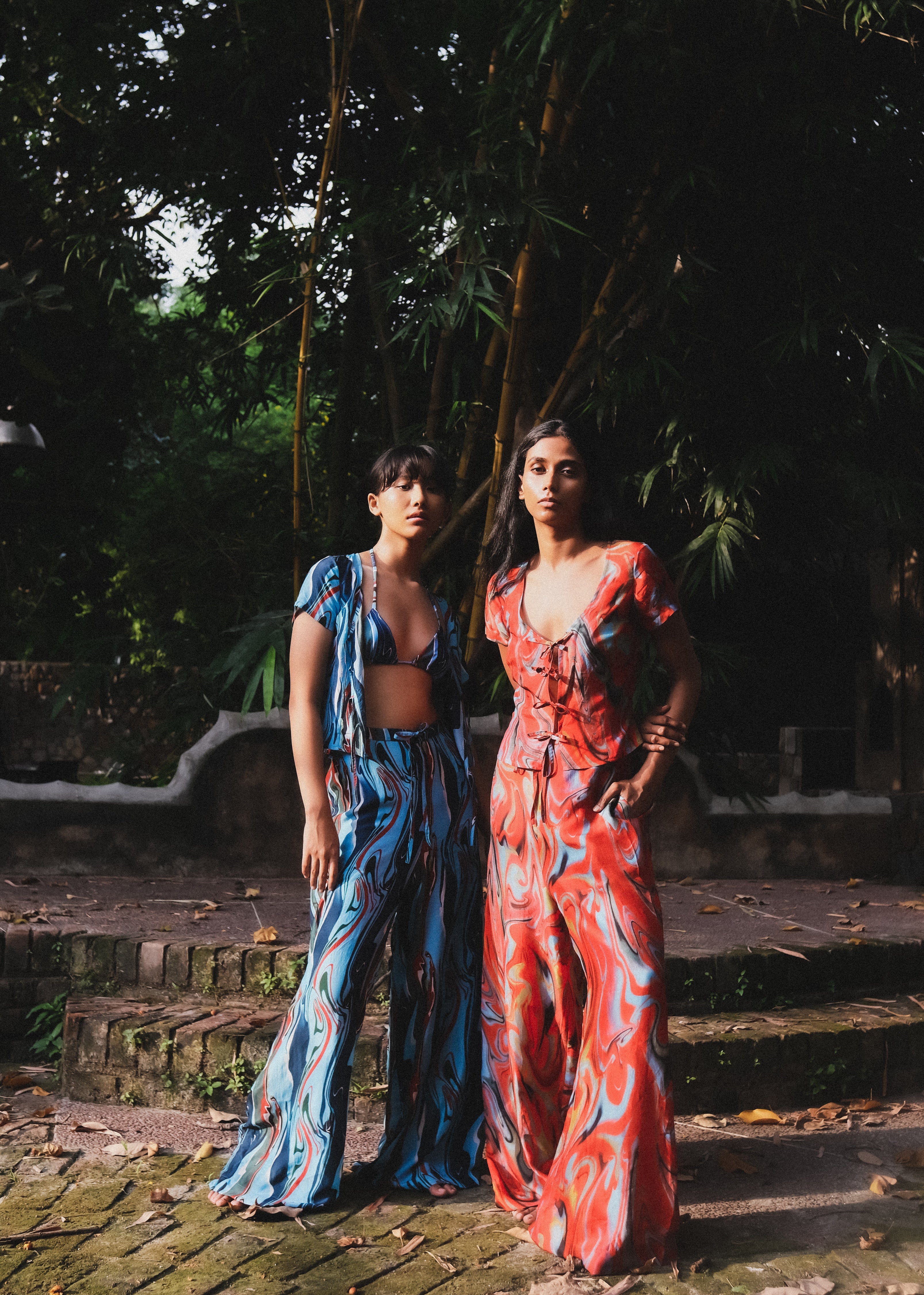 Cayenne Wave Lounge Trousers with Pockets