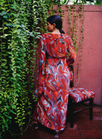 Cayenne Wave Waist Defining Ruched Sarong Skirt