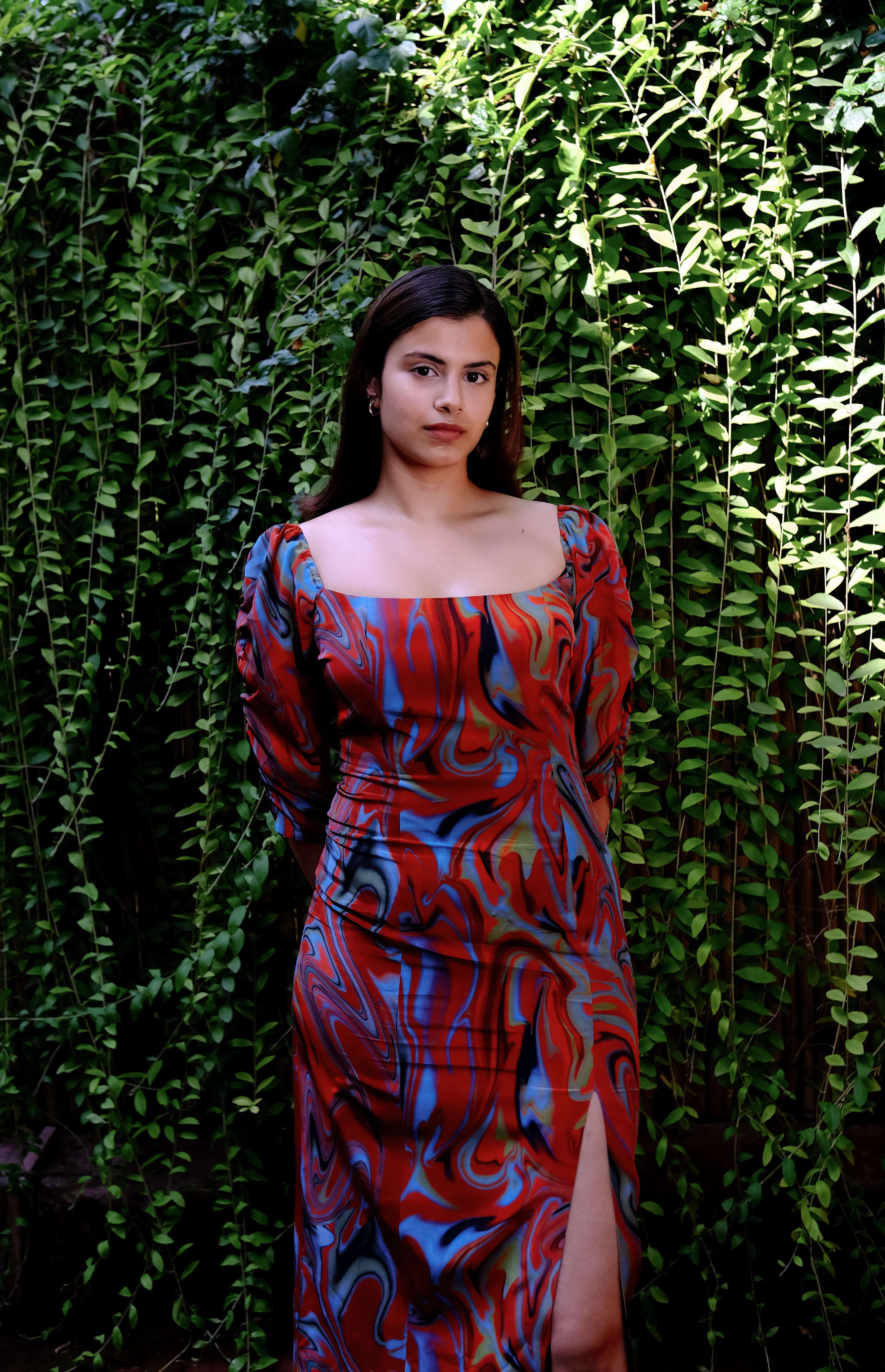 Cayenne Wave Waist Cinching Dress