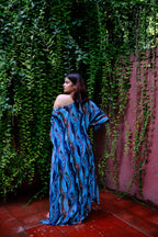 Cosmic Wave Front Open Kaftaan