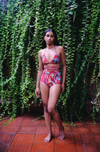 Cayenne Wave High Waist Bikini Bottom