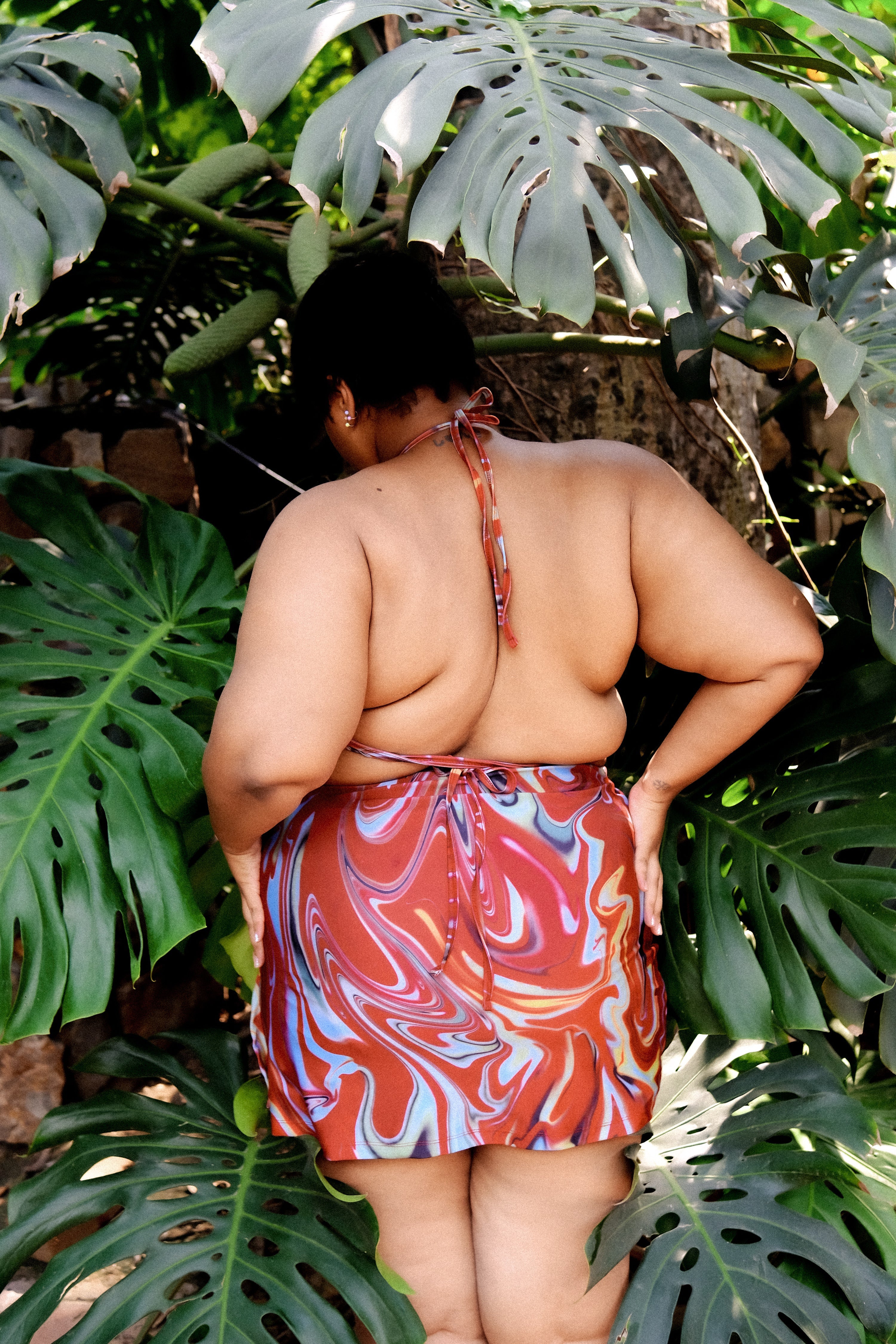 Cayenne Wave Coverall Skirt