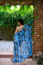 Cosmic Wave Front Open Kaftaan