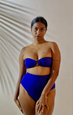 Ring Bikini Top (with Removable Halter Straps) - Royal Blue