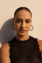 Sunbeam Hoops in Gold