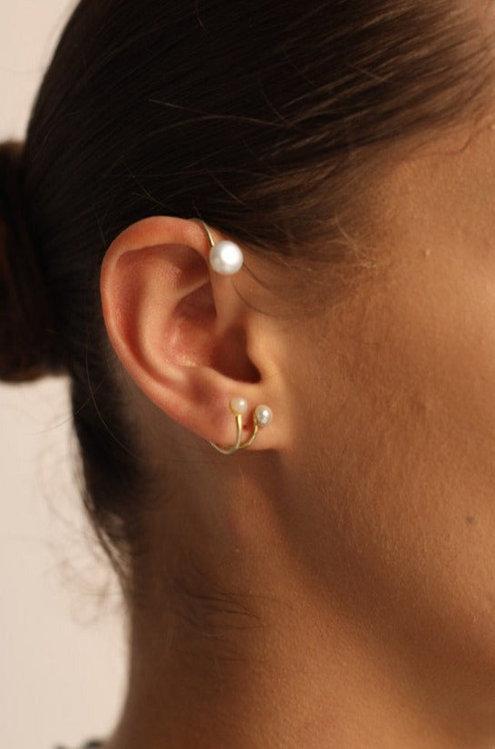 Ear cuffs with Pearls