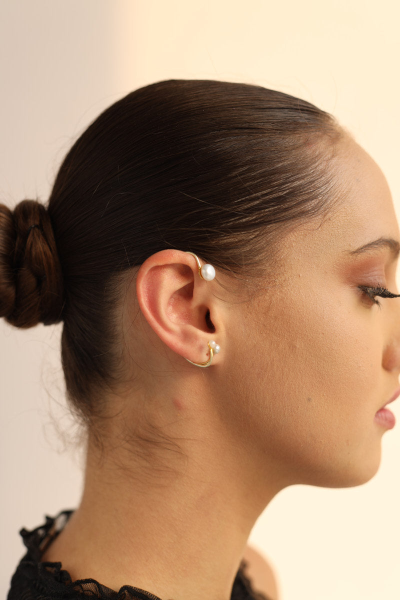 Ear cuffs with Pearls