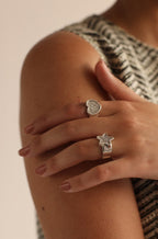 Sweet Heart Ring in Gold and Silver