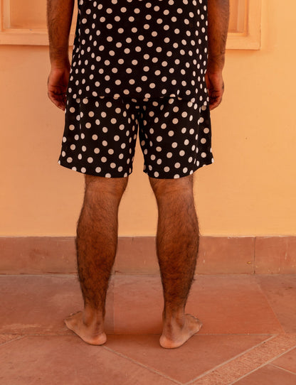 Swim Shorts - Noir Dot