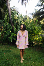 Jasmine Wave Lolita Ruffled Short Dress