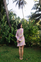 Jasmine Wave Lolita Ruffled Short Dress