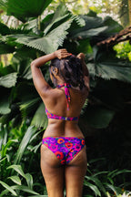 Oriental Poppy Low Rise Bikini Bottom