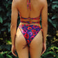 Oriental Poppy String Bikini Bottom